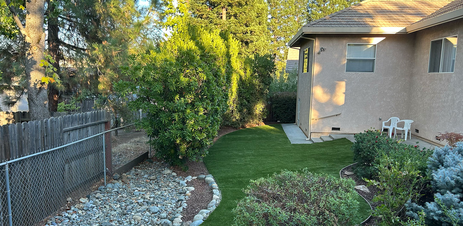 ForeverLawn Sacramento Artificial Grass Auburn Backyard Bridge