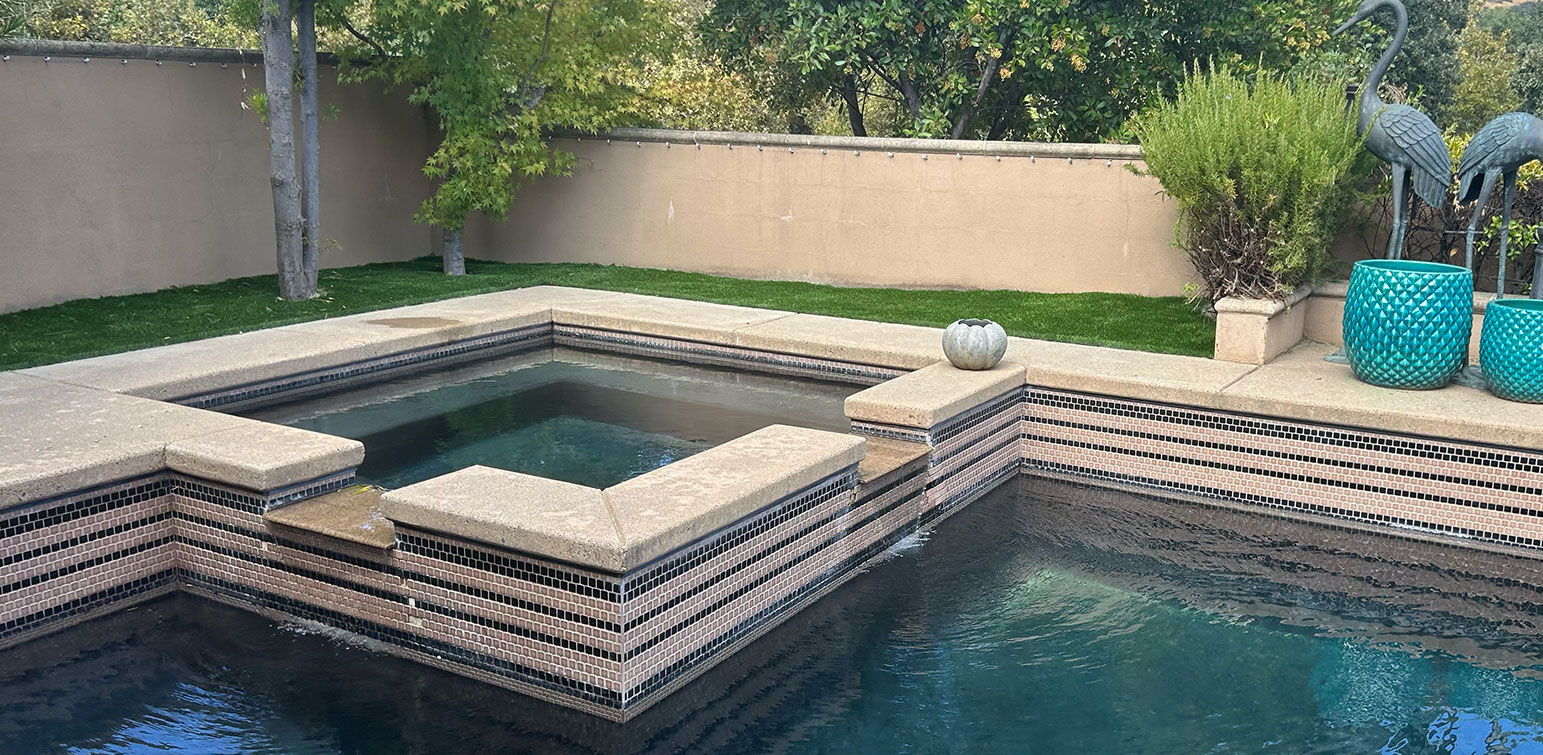ForeverLawn Sacramento Artificial Grass El Dorado Hills Hot Tub Project