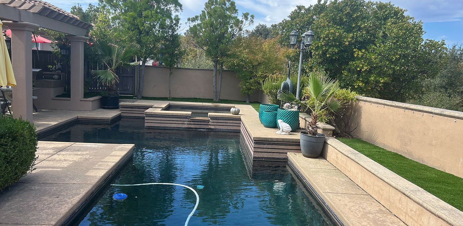 ForeverLawn Sacramento Artificial Grass El Dorado Hills Pool Project