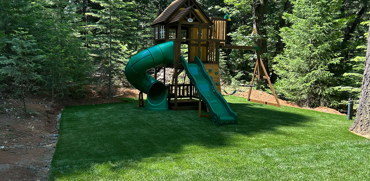 ForeverLawn Sacramento Artificial Grass NC Playground Project